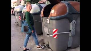 Мусорные баки в Барселоне