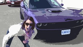 Christine gets her new Plum Crazy Dodge Challenger!