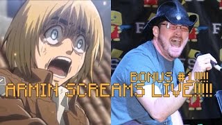 Armin Arlert Screaming LIVE??!!! (Bonus #1)