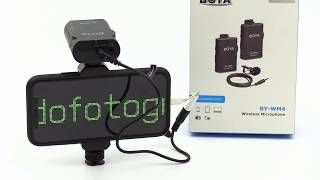 BY WM4 Boya - Microfono Lavalier Inalambrico - Todofotografia