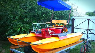 КАТАМАРАН ЯНТАРЬ СССР ЭКСПЕРИМЕНТЫ С КРАСКОЙ