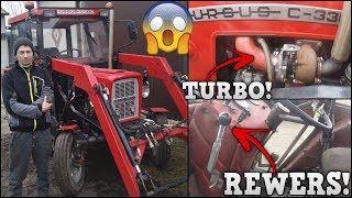-U-R-S-U-S- c330 z Turbo & Rewers ? Maszyny Własnej Roboty [Gruber, Hydropak, Przyczepa] ☆ MST