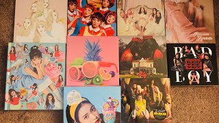kpop collection: a red velvet haul / unboxing and collection update including photocards!