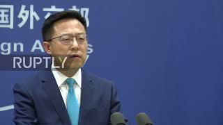 China: US must 'stop interfering in China's internal affairs' in Hong Kong - MOFA spox