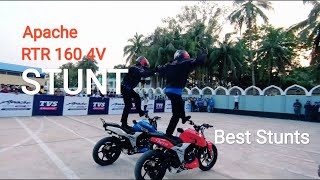 Apache rtr 160 4v stunts | Bangladesh