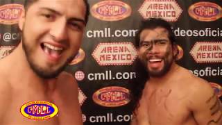 CMLL - RUSH - BARBARO CAVERNARIO - EN CALIENTE - 24 - 08 - 18