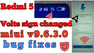 Miui v9.6.3.0 update for redmi 5