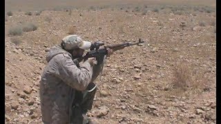 Сирийский снайпер ликвидирует террориста с ПТРК TOW