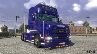ETS 2 SCANİA ILLAGAL T V8 MODU TANITIMI  [ 1.27 ]