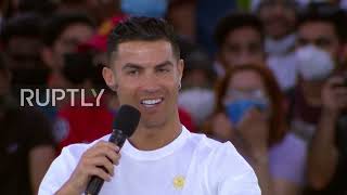 UAE: Cristiano Ronaldo draws thousands of fans at EXPO 2020 Dubai