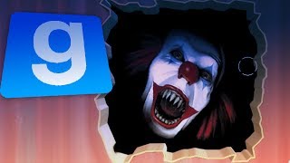 HAUNTED BY PENNYWISE THE CLOWN!! Gmod Scary Pennywise IT Mod! (Garry's Mod IT 2017)