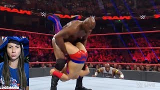 WWE Raw 5/29/17 Titus vs Kalisto