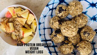 High Protein Breakfast For Weight Loss (Vegan)