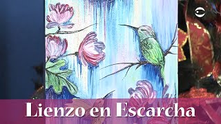 Aprenda y Venda -  Lienzo en escarcha y fashion gem