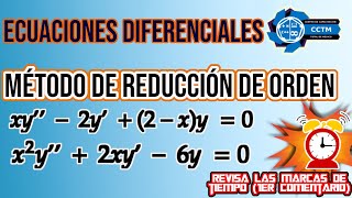 ???? Método de Reducción de Orden | ED homogéneas de segundo orden | Ec. Diferenciales | ¡Muy básico!