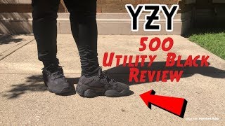 ADIDAS YEEZY 500 UTILITY BLACK REVIEW + On-Feet!