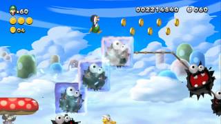New Super Luigi U - 7-1. Frozen Fuzzies [ALL STAR COINS]