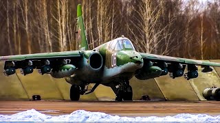 Подготовка экипажей штурмовиков Су-25 ЦВО ко всеармейскому этапу конкурса «Авиадартс»
