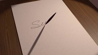 Blender Tutorial- How to Create a Handwriting Animation Easily in Blender
