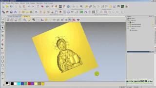 Обучение работе в программе ArtCAM 2011 Pro Видеоурок № 7 Вставка 3D моделей STL