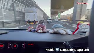 BY PASS IN JAPAN AICHI TO MIE NISHIO ️ NAGASHIMA SPA LAND