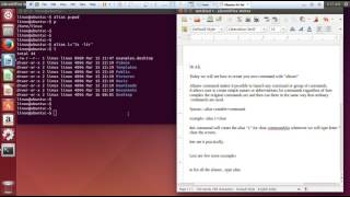 How to create your own command using "alias" in ubuntu