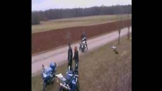petite chute moto