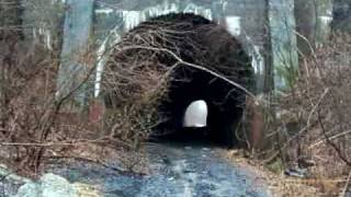 Abandoned B & O Railroad Tunnel Smithfield Uniontown Outcrop Pennsylvania