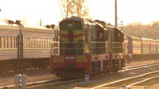 Тепловозы ЧМЭ3-4452 и 4787