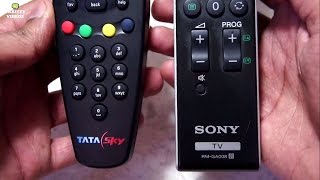 Tata Sky Universal Remote Pairing (HD) | Power, Volume, Mute & AV