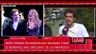 Nicolás Cabré confirmó su romance con Laurita Fernández