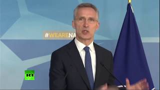 LIVE: Johnson and Stoltenberg hold press conference in Brussels