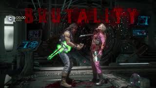 Nightwolf Cassie Cage Ryona MK11 Brutalities Fatalities