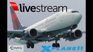 X-Plane 11 |  FF757 IXEG733 | VATSIM | KMCO-KATL-KCLT-KDCA-KLGA
