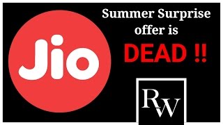Jio Summer Surprise Offer is DEAD! | Review World - HINDI