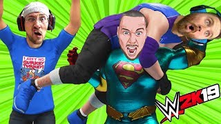 FGTEEV vs KIDCITY vs SUPER GAMING FAMILY | WWE 2K19