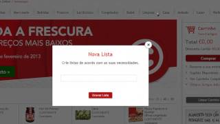 Loja Online do Continente - Listas