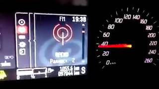 Разгон Ford Mondeo mk4 disel (зимняя дорога)