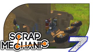 Scrap Mechanic *Stream Footage* - 7. Transforming Box Car - Let's Play Scrap Mechanic Gameplay