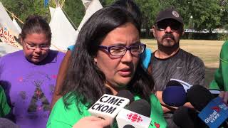 Protesters respond to court order to leave Wascana Park