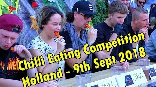 Chilli Eating Competition - Eindhoven, Holland - Sept 9th 2018