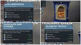 How to Make All Eva levante Oven Recipes - The Dawning Destiny 2