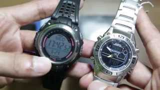 Head to head Casio outgear SGW-200 vs Casio Outgear AMW-703D
