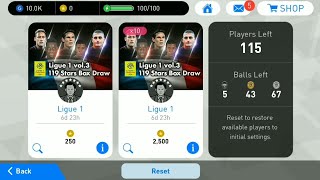 League 1 Vol.3 119 Stars Box Draw PES 2018 Mobile
