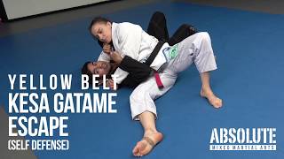 Kids BJJ Yellow Belt Self Defense - Kesa Gatame Escape