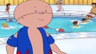 Funny Animated cartoon | Caillou learns to swim | WATCH CARTOON ONLINE | Videos For Kids