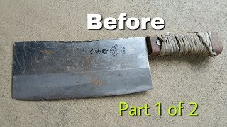 Refurbish and Modify a "Chinese" Feiqiu Meat Cleaver