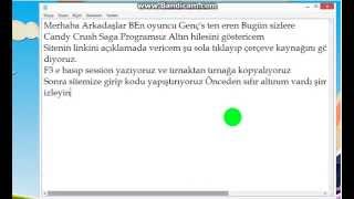 Candy Crush Saga Programsız Altın Hilesi %100 Çalışır