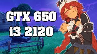 Gtx 650 + i3 2120 + 4gb | Fortnite