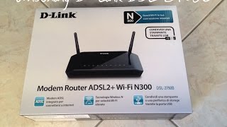 Modem D Link Gratis in regalo wind infostrada Unboxing
